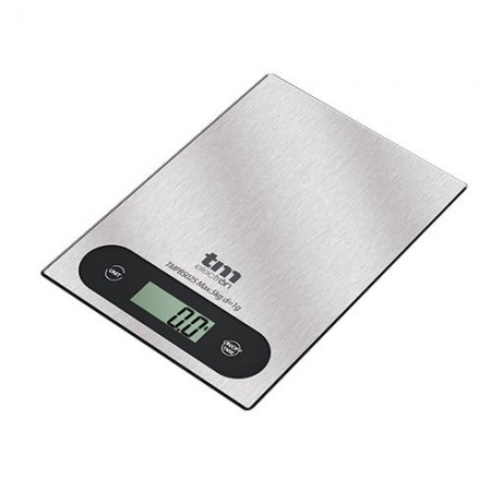 BASCULA DE COCINA 5KG ACERO INOX. TME
