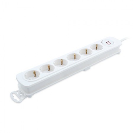 BASE MÚLTIPLE 6 TOMAS INTERRUPTOR TME