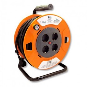 CABLE ALIMENTACIÓN BOBINA ENROLLABLE 25M