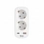 CARGADOR 2 SCHUKO MAS USB AC 3.1A TME