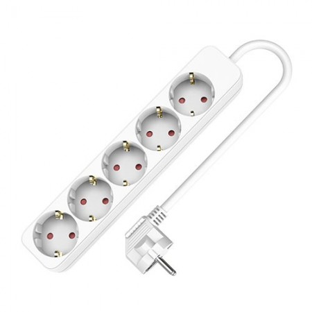 BASE MÚLTIPLE 5 ENCHUFES CABLE 1.5M TME