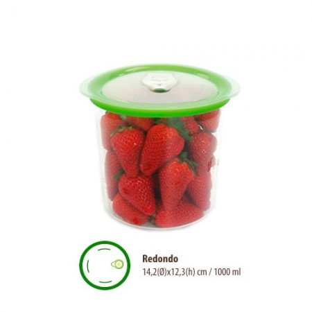TUPPER REDONDO 1000 ML AURA FRESH