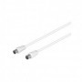 CONEXION ANTENA BLANCO RECTO 9.5MM 5M