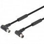 CONEXION ANT NEGRO M-H CODO 2.5M FERRITA
