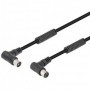 CONEXION ANT NEGRO M-H CODO 2.5M FERRITA