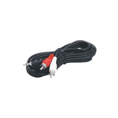CONEXION AUDIO 3,5 ST. A 2 RCA M 3M