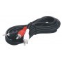 CONEXION AUDIO 3,5 ST. A 2 RCA M 3M