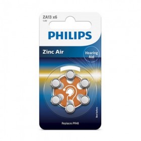 PILA ZINC AIRE BLISTER 6UDS. PHILIPS