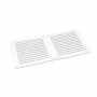 REJILLA VENTILACION PLANA BLANCA 15X30