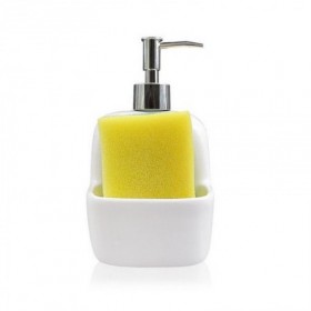DISPENSADOR JABON PORCELANA 10,5x9,4x17,8 CM