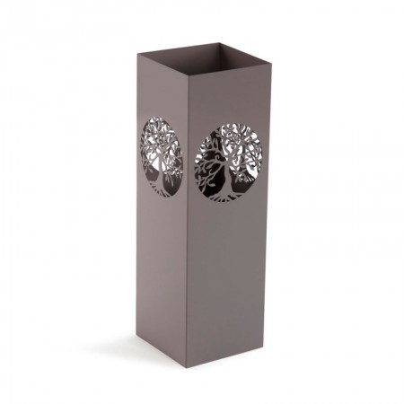 PARAGÜERO METAL ARBOL DE LA VIDA GRIS
