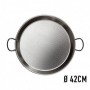 PAELLERA 42CM ACERO PULIDO 10 RACIONES
