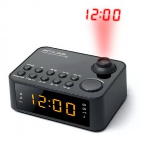 RADIO RELOJ PROYECTOR 0.9 DUAL MUSE