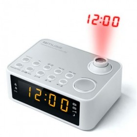 RADIO RELOJ PROYECTOR 0.9 DUAL MUSE