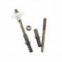 TORNILLO LAVABO TUERCA HIERRO 8X100 2500A08 BOLSA 2