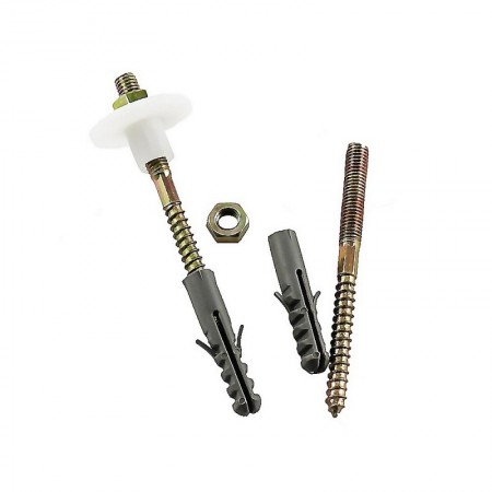 TORNILLO LAVABO TUERCA HIERRO 8X100 2500A08 BOLSA 2