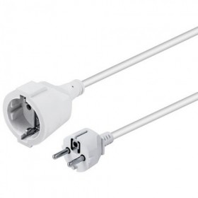 PROLONGADOR DE RED MACHO 5M BLANCO