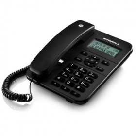 TELEFONO SOBREMESA NEGRO MOTOROLA