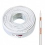 CABLE COAXIAL ANTENA BLANCO 100M