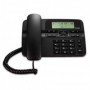 TELEFONO FIJO SOBREMESA NEGRO PHILIPS
