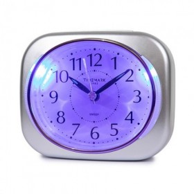 DESPERTADOR ANALÓGICO PLATA TIMEMARK