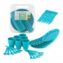 CUBIERTOS  PLATOS  VASOS CAMPING 31 PIEZAS SET