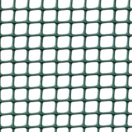 MALLA GARDEN 1MT 10X10XMM VERDE 400GM 25MT ROLLO