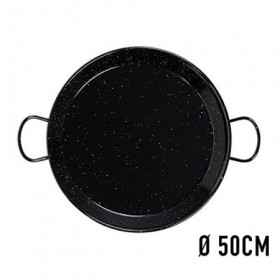 PAELLERA 50CM ACERO ESMALTADO 13 RACIONE