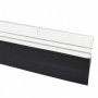 BURLETE GARAJE ALU. RES.BLANCO GOMA 1,5M