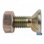 Tornillo de arado DIN 604 | Cuello cuadrado | Tuerca hexagonal DIN 934 incluida | Clase 8.8 | Disponible en diferentes medidas