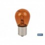 Lámpara de 1 polo 12 V 21 W | Casquillo de tipo BAU15s | Bombilla P21W | Color ámbar