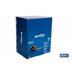 Expositor para flexómetros con protección de goma de Cofan | Incluyen los flexómetros | Varias medidas y capacidades