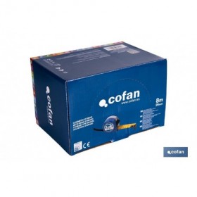 Expositor para flexómetros estándar con botón de bloqueo de Cofan | Incluyen los flexómetros | Varias medidas y capacidades