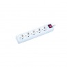 ▷ Base Múltiple 5 Tomas Con Interruptor  | Ferreidea