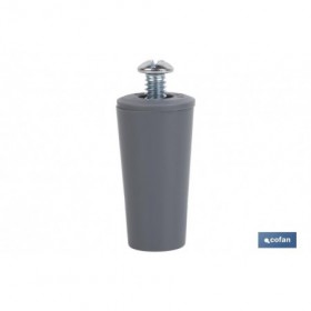 Tope para persianas en PVC | Medida 40 mm | Incluye tornillo métrica 6 | Disponible en varios colores