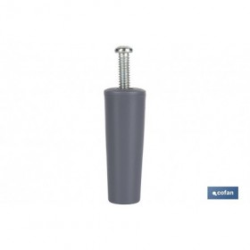 Tope para persianas en PVC | Medida 60 mm | Incluye tornillo métrica 6 | Disponible en varios colores