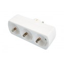 ▷ Adaptador 3 Tomas. Schuko | Ferreidea