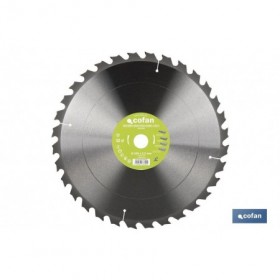 Hoja de sierra ingletadora | Disco de corte para madera y metal | Diferentes dientes: 24, 28 y 32 | Varias medidas