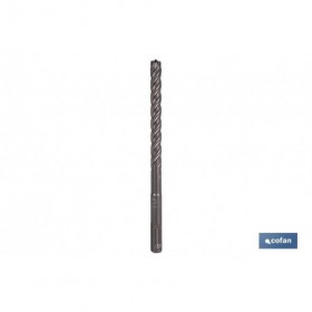 Brocas para hormigón armado SDS PLUS con punta compacta y reforzada | Ideal para hormigón armado | Diferentes medidas a elegir