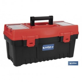 Caja de herramientas semiprofesional con cierres de ABS | Diferentes medidas