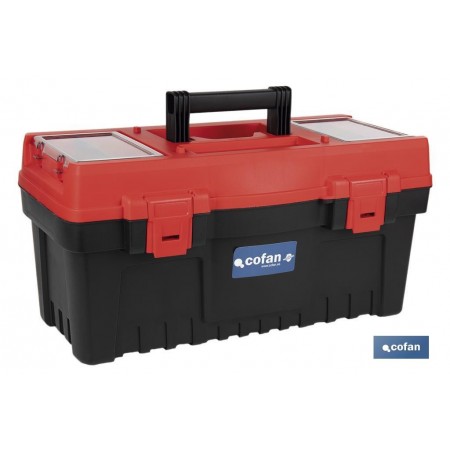 Caja de herramientas semiprofesional con cierres de ABS | Diferentes medidas