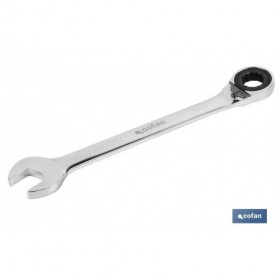 LLave Combinada con Carraca Reversible | Medidas desde 8 a 27 mm | Acero pulido