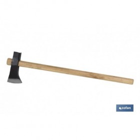 Maza cuña de acero endurecido | Herramienta multiusos | Ideal para agricultura | Medidas: 24 x 5 cm