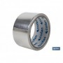Cinta Adhesiva de Aluminio 30 Micras | Color aluminio | Medida 50 mm x 45 metros