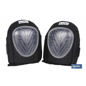 Pack de 2 Rodilleras de Trabajo | Con Doble Banda Elástica y Cierre de Velcro | Almohadillas de Gel