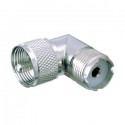▷ Adaptador Uhf Macho-Uhf Hembra "L" | Ferreidea