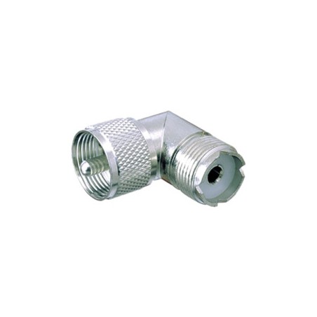 ▷ Adaptador Uhf Macho-Uhf Hembra "L" | Ferreidea