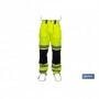 Pantalón de Alta Visibilidad | Tallas desde la S hasta la XXXL | Color Amarillo y Azul Marino
