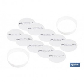 Pack de 10 Prefiltros P2 NR para Filtros A1B1E1K1  2 Aros Retenedores