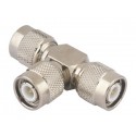 ▷ Adaptador Triple Tnc Macho.Aislante Teflón | Ferreidea